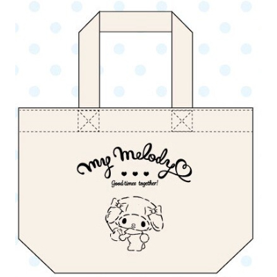 Canvas Mini Tote Bag Sanrio Characters - My Melody (帆布ミニトートバッグ サンリオキャラクターズ - マイメロディ)