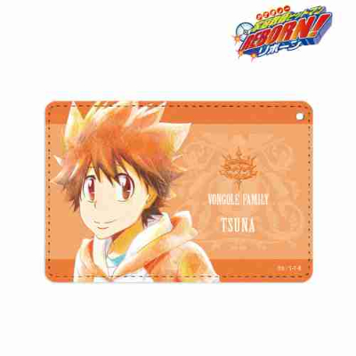 (s)TVアニメ『家庭教師ヒットマンREBORN!』 沢田 綱吉 Ani-Art aqua label 1ポケットパスケース 送料別880円