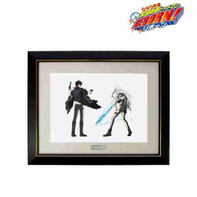 (s)TVアニメ『家庭教師ヒットマンREBORN!』 描き下ろしイラスト ヴァリアー 戦う背中ver. キャラファイングラフ 送料別880円