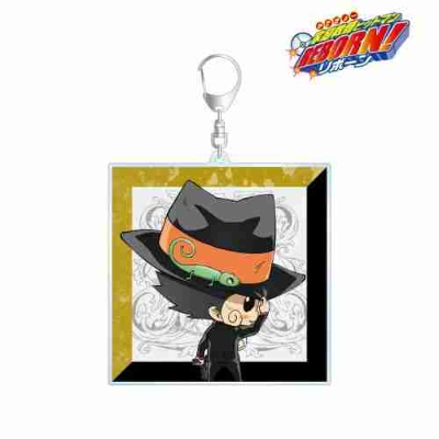 (s)TVアニメ『家庭教師ヒットマンREBORN!』 描き下ろしイラスト リボーン 戦う背中ver. BIGアクリルキーホルタ 送料別880円