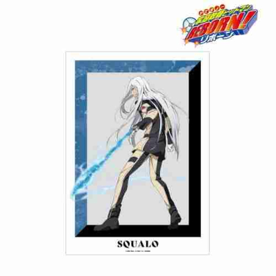 (s)TVアニメ『家庭教師ヒットマンREBORN!』 描き下ろしイラスト スペルビ・スクアーロ(10年後) 戦う背中ve 送料別880円