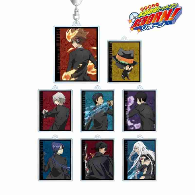 (s)TVアニメ『家庭教師ヒットマンREBORN!』 描き下ろしイラスト 戦う背中ver. トレーディングアクリルキーホルタ 送料別880円