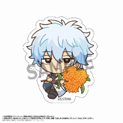 (s)銀魂 ダイカットステッカー Birth Flowers A 坂田銀時 送料別880円