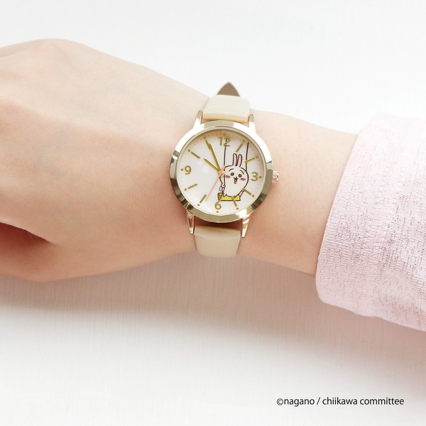 Chiikawa Leather Watch - Rabbit (ちいかわ レザーウォッチ - うさぎ) - Image 2