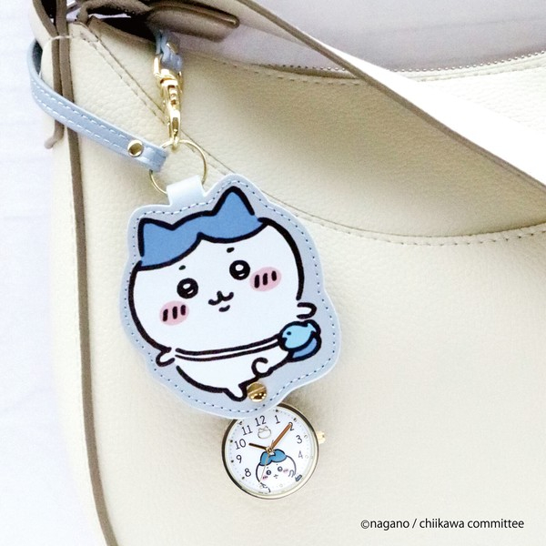 Chiikawa Die-Cut Keychain Watch - Hachiware (ちいかわ ダイカットキーチェーンウォッチ - ハチワレ) - Image 3