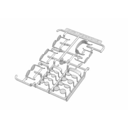 (s)MODELING SUPPLY プラスチック製オプションパーツ メガネ・アクセサリー II 1 クリア 送料別880円