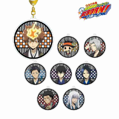 (s)TVアニメ『家庭教師ヒットマンREBORN!』 トレーディング 描き下ろしイラスト 和服Ver. アクリルキーホルダー 送料別880円