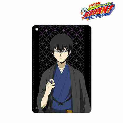 (s)TVアニメ『家庭教師ヒットマンREBORN!』 描き下ろしイラスト 雲雀恭弥 和服Ver. 1ポケットパスケース 送料別880円