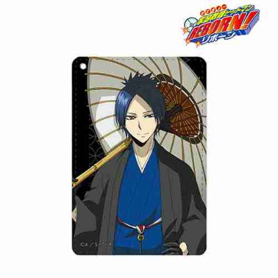 (s)TVアニメ『家庭教師ヒットマンREBORN!』 描き下ろしイラスト 六道骸 和服Ver. 1ポケットパスケース 送料別880円