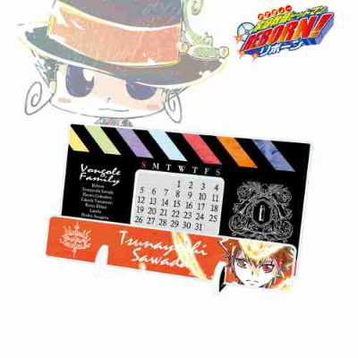 (s)TVアニメ『家庭教師ヒットマンREBORN!』 Ani-Art卓上アクリル万年カレンダー vol.3 送料別880円
