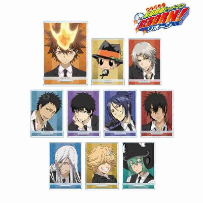 (s)TVアニメ『家庭教師ヒットマンREBORN!』 描き下ろしイラスト 玉座ver. トレーディングアクリルスタンド 送料別880円