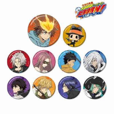 (s)TVアニメ『家庭教師ヒットマンREBORN!』 描き下ろしイラスト 修業風景ver. トレーディング缶バッジ 送料別880円