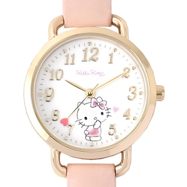 Sanrio Characters Heart Hand Watch G - Hello Kitty (サンリオキャラクターズ ハート針ウォッチG - ハローキティ)