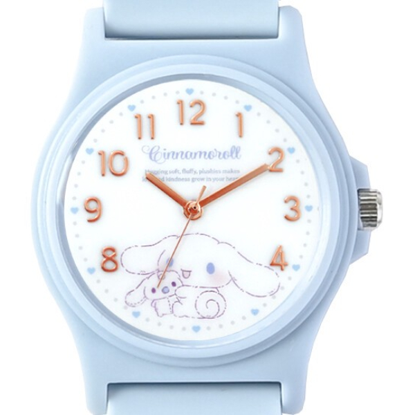 Sanrio Characters Pastel PVC Watch G - Cinnamoroll (サンリオキャラクターズ パステルPVCウォッチG - シナモロール)