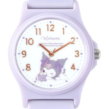Sanrio Characters Pastel PVC Watch G - Kuromi (サンリオキャラクターズ パステルPVCウォッチG - クロミ)