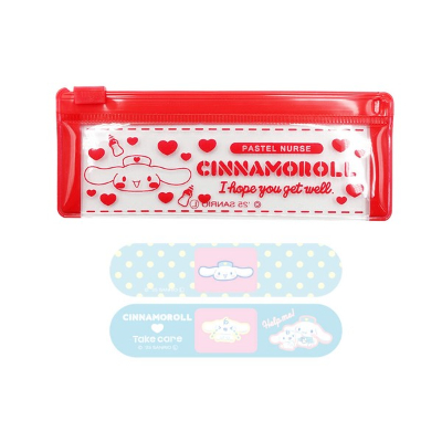 Pastenurse Sticker Pouch Cinnamoroll Sanrio Characters - Cinnamoroll (パステナース シール入りポーチ シナモロール サンリオキャラクターズ - シナモロール)