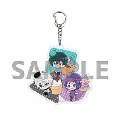 (s)デカアクリルキーホルダー｢TVアニメ『ブルーロック』｣14/糸師 凛&凪 誠士郎&御影 玲王 アイスver.(ミニキャライ 送料別880円