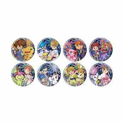 (s)ホログラム缶バッジ(57mm)｢デジモンアドベンチャー｣03/浴衣ver. ブラインド(全8種)(描き下ろしイラスト 送料別880円