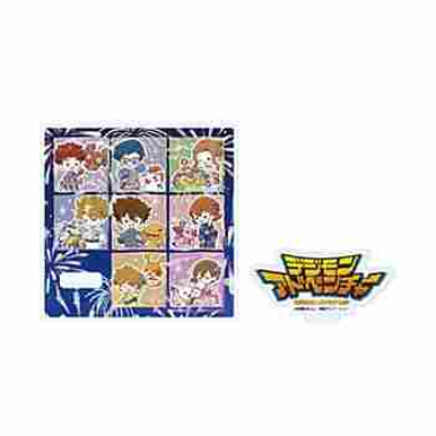 (s)アクリルコースタースタンド｢デジモンアドベンチャー｣03/集合デザイン 浴衣ver.(グラフアートイラスト) 送料別880円