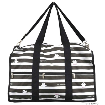 Synapusyu Boston Bag - Charcoal Boston Bag (ボストンバッグ シナぷしゅ/synapusyu - ボストンバッグ チャコール)