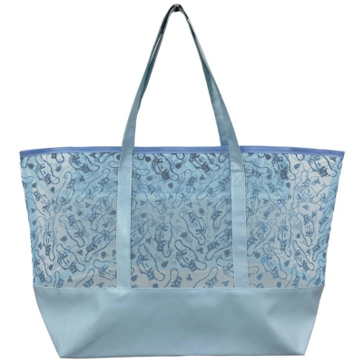 Tulle Flocked Wide Tote Bag Cinnamoroll Sanrio Characters - Cinnamoroll (チュールフロッキーワイドトート シナモロール サンリオキャラクターズ - シナモロール)