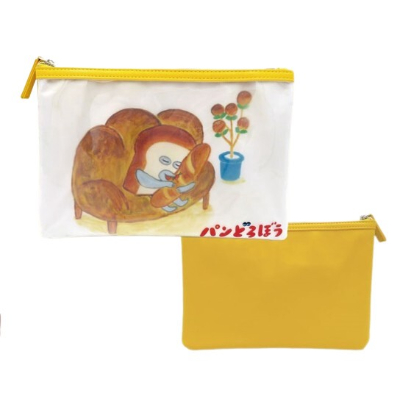 Flat Pouch Bread Thief - Flat Pouch Dear Bread (フラットポーチ パンどろぼう - フラットポーチ いとしのパン)