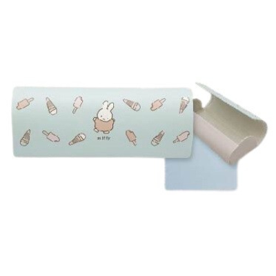 Delicious Food Series Miffy Glasses Case - Ice Cream Glasses Case (おいしいものシリーズ メガネケース ミッフィー - メガネケース アイス)