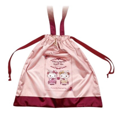 Hello Kitty x Dolly Mix Drawstring Tote Bag - Drawstring Tote Bag PK (ハローキティ×ドーリーミックス 巾着トートバッグ - 巾着トートバッグ PK)