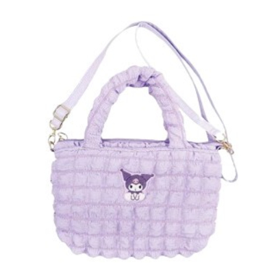 Pokopoko Patch Series Shoulder Bag Kuromi Sanrio Characters - Shoulder Bag Kuromi (ポコポコワッペンシリーズ ショルダーバッグ クロミ サンリオキャラクターズ - ショルダーバッグ クロミ)