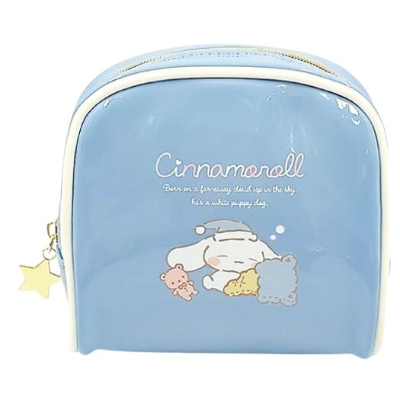 Cinnamoroll Relaxed Natural Series Box Pouch Sanrio Characters - Box Pouch BL (シナモロール のんびりナチュラルシリーズ ボックスポーチ サンリオキャラクターズ - ボックスポーチ BL)