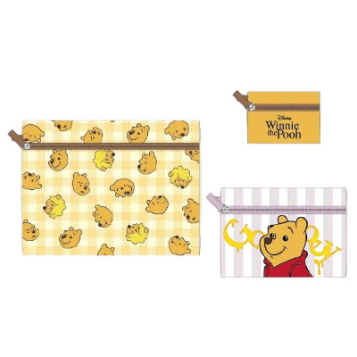 Winnie the Pooh Triple Pouch Disney - Triple Pouch Pastel (くまのプーさん 3連ポーチ Disney/ディズニー - 3連ポーチ パステル)