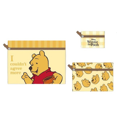 Winnie the Pooh Triple Pouch Disney - Triple Pouch YE (くまのプーさん 3連ポーチ Disney/ディズニー - 3連ポーチ YE)