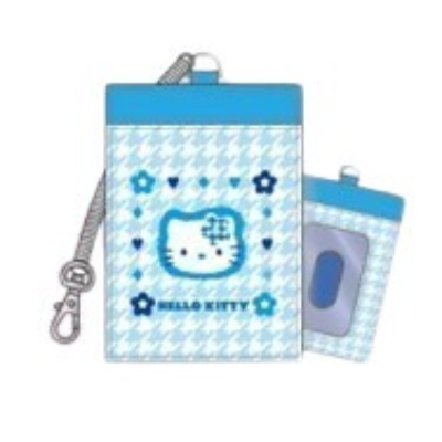 Light Blue Hello Kitty Series 1st Edition Pass Case - Kaohana Pass Case (みずいろハローキティシリーズ第1弾 パスケース - パスケース カオハナ)