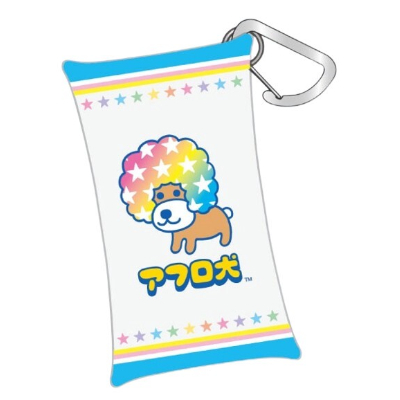 Clear Multi-Case S Size Afro Dog - Clear Multi-Case S Face (クリアマルチケースSサイズ アフロ犬 - クリアマルチケースS フェイス)