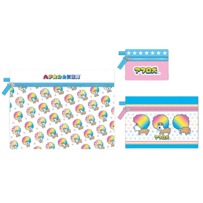 Triple Pouch Afro Dog - Triple Pouch (3連ポーチ アフロ犬 - 3連ポーチ)