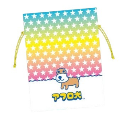 Afro Dog Mamekinchaku - ▲Rainbow Mamekinchaku (アフロ犬 豆巾着 - ▲豆巾着 レインボー)