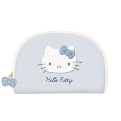 Light Blue Hello Kitty Series 2nd Edition Round Pouch - Round Pouch BL (みずいろハローキティシリーズ第2弾 ラウンドポーチ - ラウンドポーチ BL)