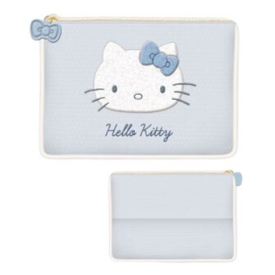 Light Blue Hello Kitty Series 2nd Edition Tissue Pouch - Tissue Pouch BL (みずいろハローキティシリーズ第2弾 ティッシュポーチ - ティッシュポーチ BL)