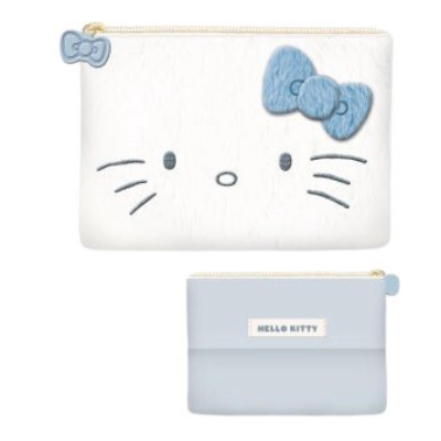 Light Blue Hello Kitty Series 2nd Edition Tissue Pouch - Tissue Pouch WH (みずいろハローキティシリーズ第2弾 ティッシュポーチ - ティッシュポーチ WH)
