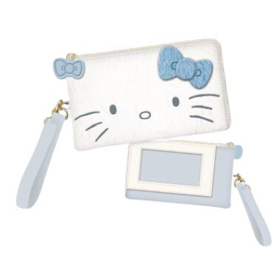 Light Blue Hello Kitty Series 2nd Edition Key Pass Pouch - Key Pass Pouch WH (みずいろハローキティシリーズ第2弾 キーパスポーチ - キーパスポーチ WH)