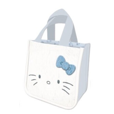 Light Blue Hello Kitty Series 2 Tote Bag - Tote Bag WH (みずいろハローキティシリーズ第2弾 トートバッグ - トートバッグ WH)