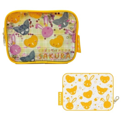 Cardcaptor Sakura Shaka Shaka Pouch - Shaka Shaka Pouch Kero-chan, Suppi, and Momo (カードキャプターさくら シャカシャカポーチ - シャカシャカポーチ ケロちゃん&スッピー&モモ)