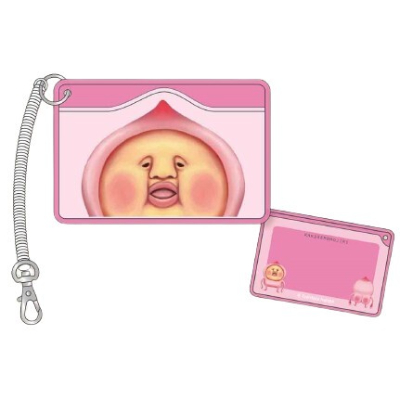 Clear Pass Case Kobito Zukan - Clear Pass Case Hidden Peach Blossom (クリアパスケース こびとづかん - クリアパスケース カクレモモジリ)