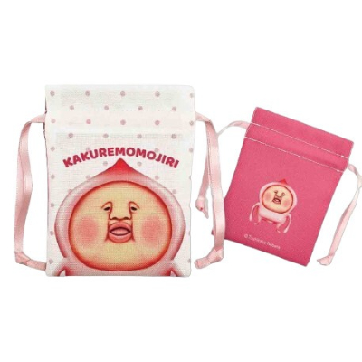 Mamekinchaku Kobito Zukan - Mamekinchaku Hidden Peach Blossom (豆巾着 こびとづかん - 豆巾着 カクレモモジリ)