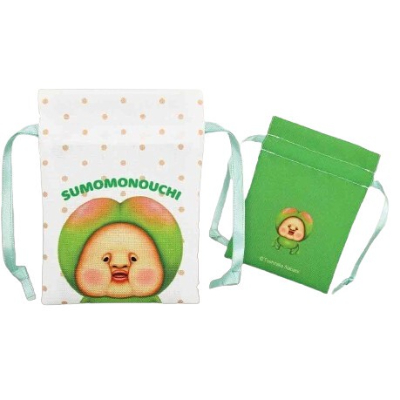 Bean Drawstring Bag - Bean Drawstring Bag Sumonouchi (豆巾着 こびとづかん - 豆巾着 スモモノウチ)