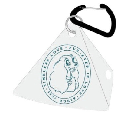 Clear Triangular Pouch Disney - Lady and the Tramp Disney (クリア三角ポーチ Disney/ディズニー - わんわん物語 ディズニー)