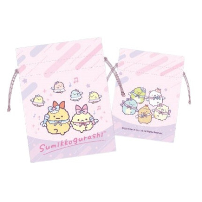 Mamekinchaku Sumikkogurashi - Mamekinchaku Angel Ebiten Idol WH (豆巾着 すみっコぐらし - 豆巾着 天使なえびてんアイドル WH)