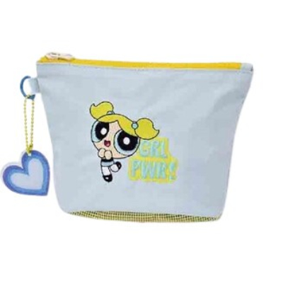 Powerpuff Girl Round Bottom Pouch - Bubbles Round Bottom Pouch (ラウンドボトムポーチ パワーパフガール - ラウンドボトムポーチ バブルス)