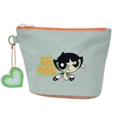 Round Bottom Pouch Powerpuff Girls - Round Bottom Pouch Buttercup (ラウンドボトムポーチ パワーパフガール - ラウンドボトムポーチ バターカップ)