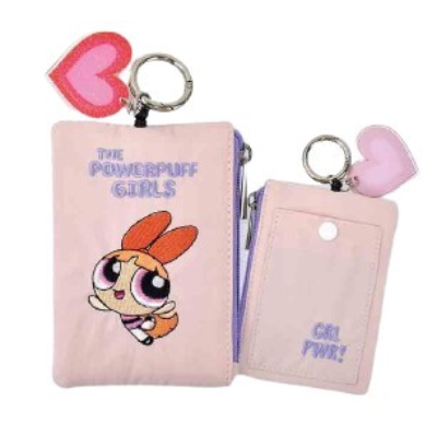 Powerpuff Girls Reel Pass Pouch - Blossom Reel Pass Pouch (リール付きパスポーチ パワーパフガール - リール付きパスポーチ ブロッサム)